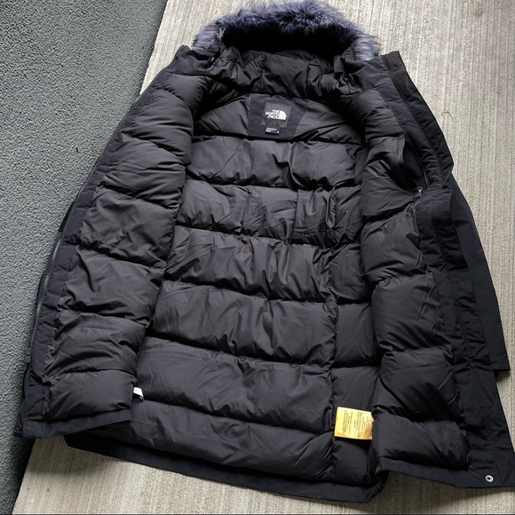 The North Face Women's Arctic Parka Down Coat TNF Black Sz XL Current VERSION - Picture 7 of 11